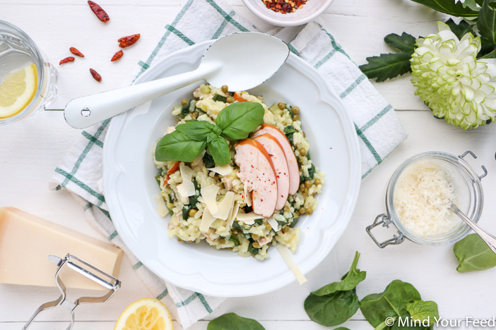 risotto met spinazie