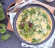 omelet met spinazie, omelet recepten, luxe omelet, omelet lunch