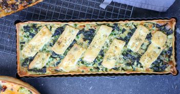 quiche met courgette