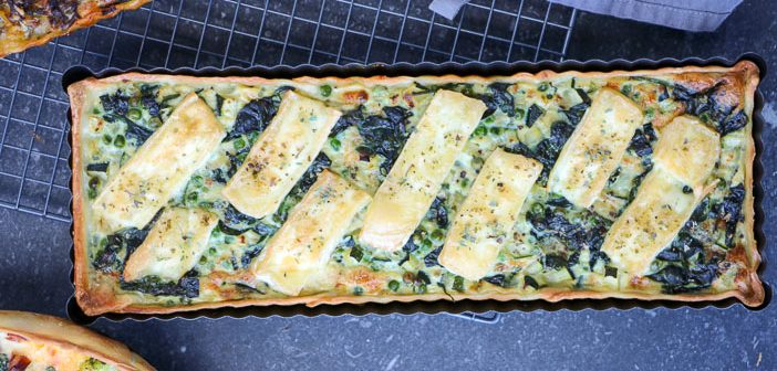 quiche met courgette