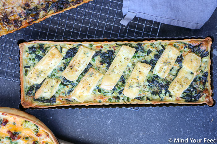 quiche met courgette