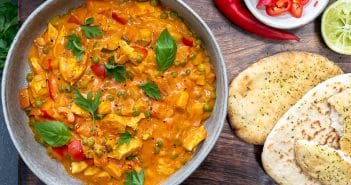 Thaise curry recepten, makkelijk recept, milde curry, zonder pakjes en zakjes