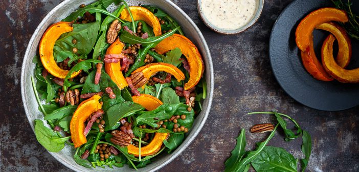 salade met pompoen
