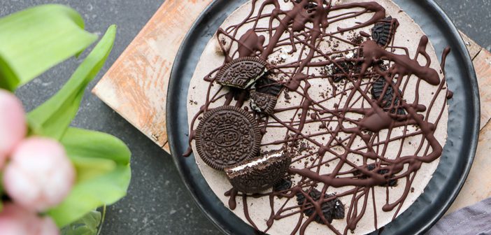 oreo chocolade cheesecake, taart recepten, verjaardagstaart maken