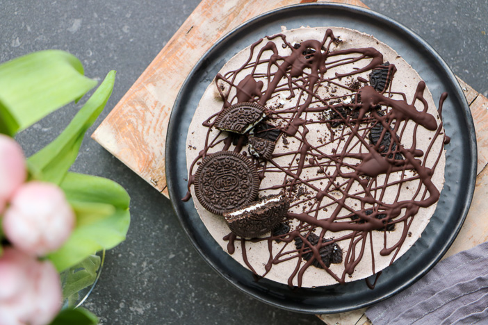 oreo chocolade cheesecake, taart recepten, verjaardagstaart maken