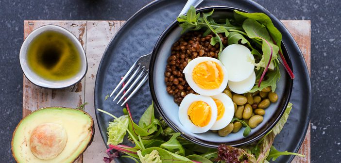 linzensalade met edamame