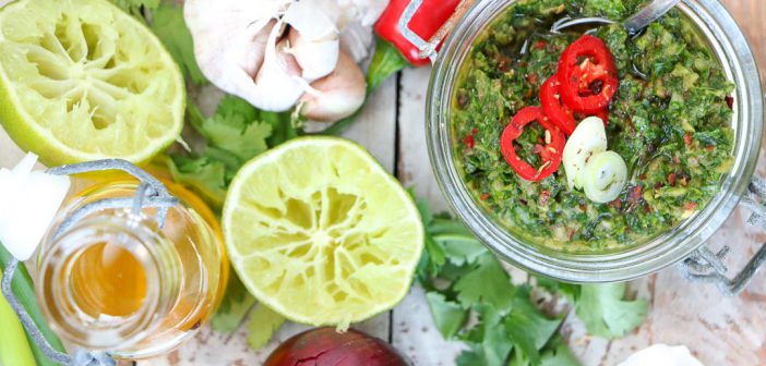 chimichurri argentijnse groene salsa