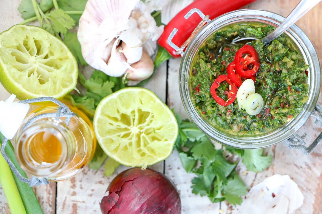 chimichurri argentijnse groene salsa recept