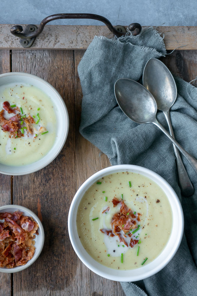 bloemkoolsoep, bloemkoolsoep recept, zelf bloemkoolsoep maken