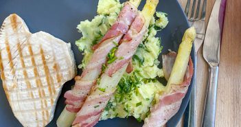 gegrilde asperges met spek