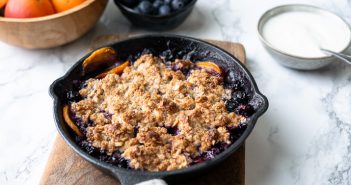 abrikozen havermout crumble