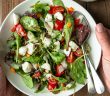 groene salade, makkelijk recept voor basis salade