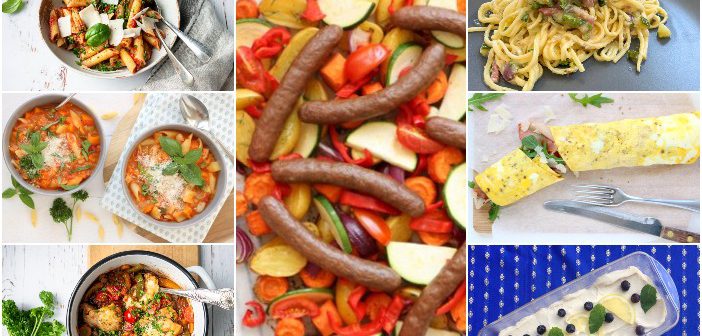 weekmenu makkelijke maaltijden