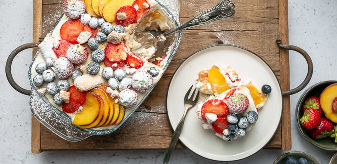 tiramisu met zomerfruit