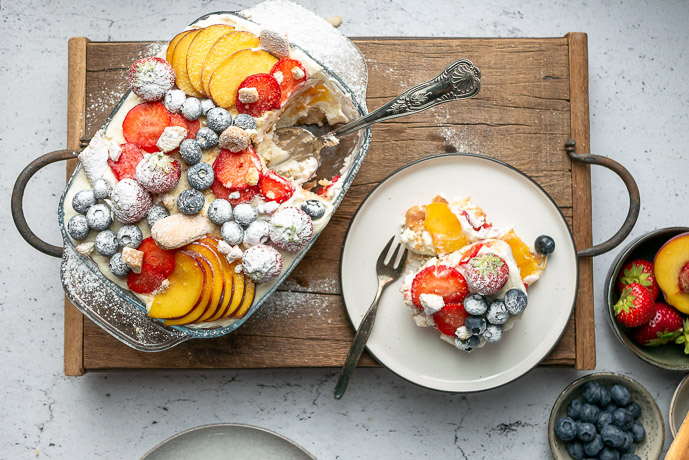 tiramisu met zomerfruit