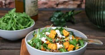 salade met zoete aardappel