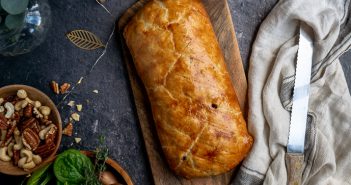 vegetarische wellington met champignons