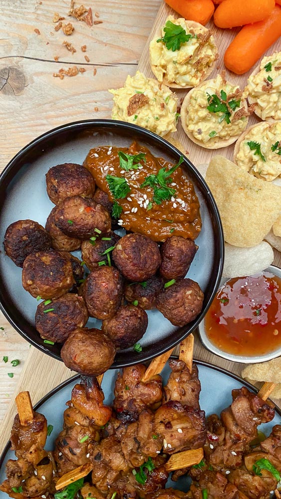 gehaktballetjes voor bij de borrel