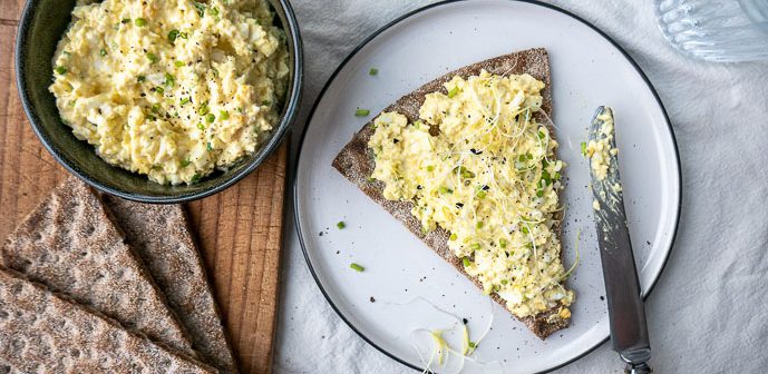 truffel eiersalade, eiersalade, eiersalade recept, eiersalade truffelmayonaise