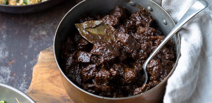 Daging smoor, Indonesisch stoofvlees, rundvlees, recept, Rendang