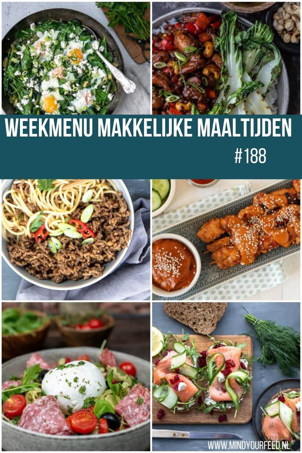 weekmenu, makkelijke maaltijden gezonde recepten