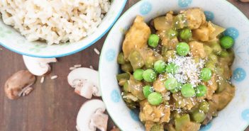 makkelijk recept voor romige milde curry met kip en kokosmelk