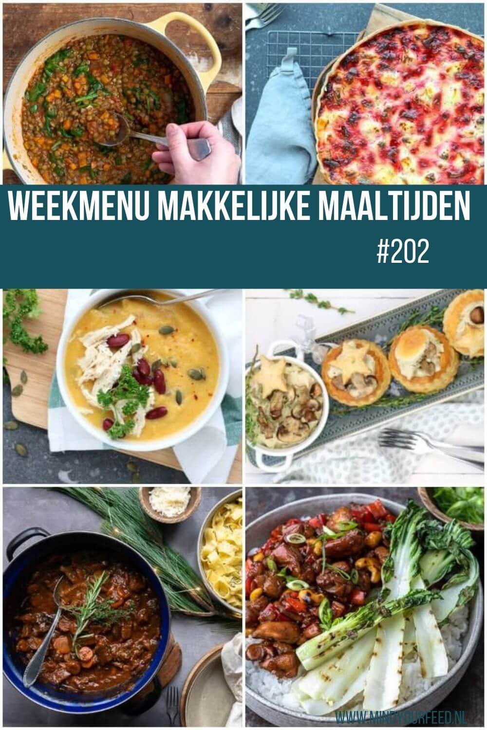 weekmenu makkelijke maaltijden, gezonde recepten, lekker en simpel