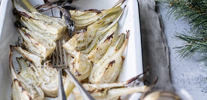 venkel uit de oven, geroosterde venkel, recept, bijgerecht