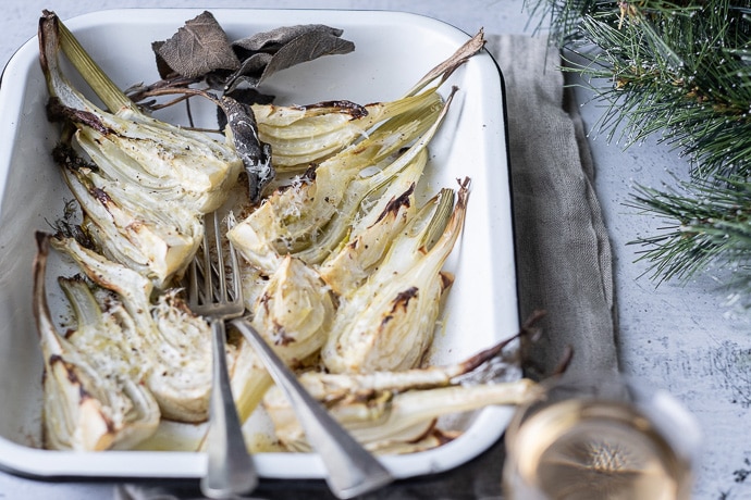 venkel uit de oven, geroosterde venkel, recept, bijgerecht