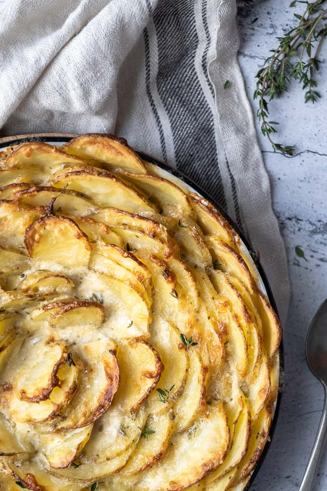 aardappelgratin, aardappel gratin, zelf aardappelgratin maken, romige aardappelgratin, recept, bijgerecht