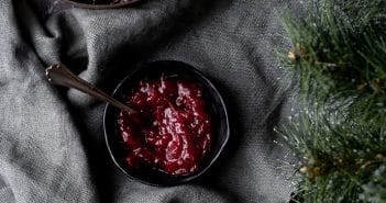 cranberry compote, recept, zelf maken, zoete cranberry compote