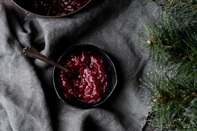 cranberry compote, recept, zelf maken, zoete cranberry compote
