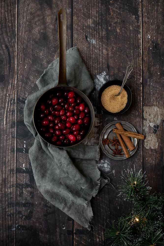 cranberry compote, recept, zelf maken, zoete cranberry compote