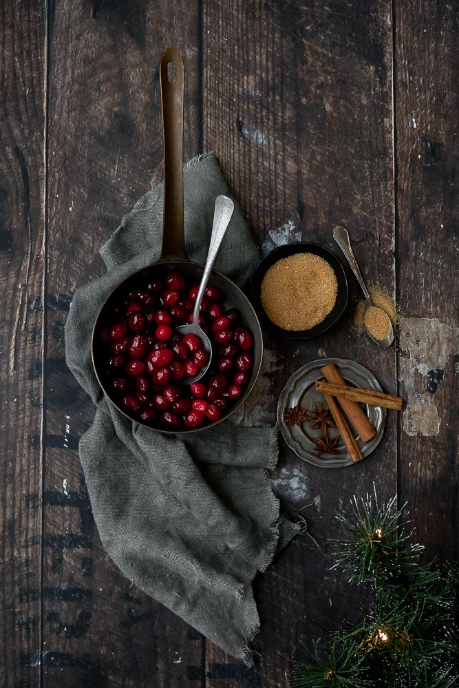 cranberry compote, recept, zelf maken, zoete cranberry compote