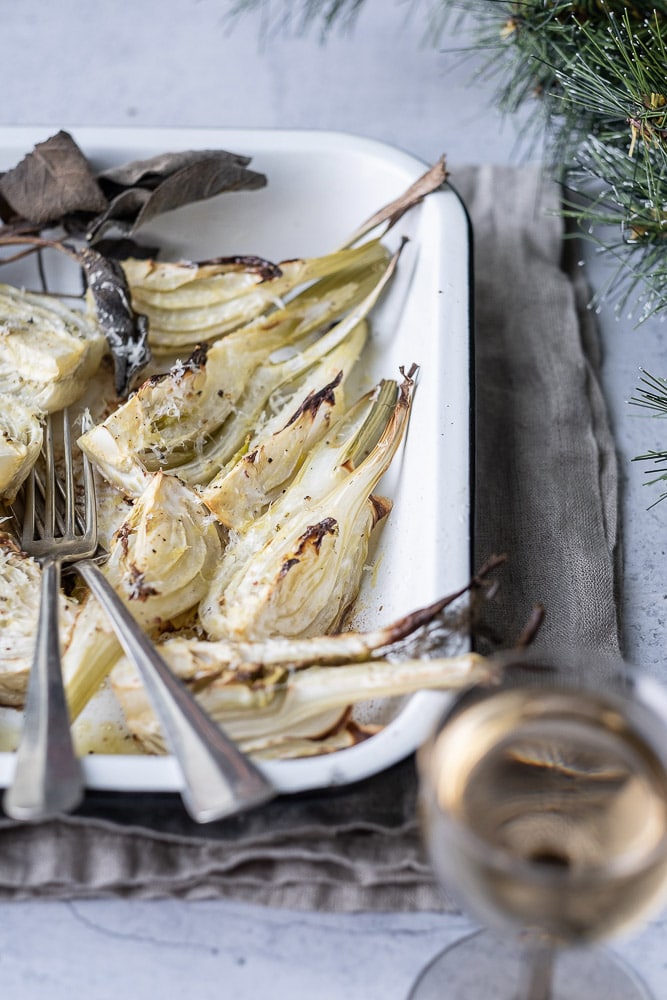 venkel uit de oven, geroosterde venkel, recept, bijgerecht