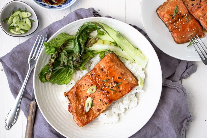 Zalm teriyaki recept, zelf teriyakisaus maken, teriyaki saus, wilde zalm, zalm uit Alaska