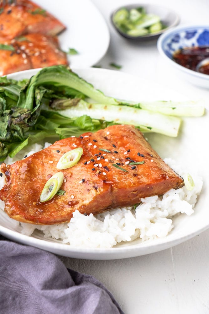 Zalm teriyaki recept, zelf teriyakisaus maken, teriyaki saus, wilde zalm, zalm uit Alaska