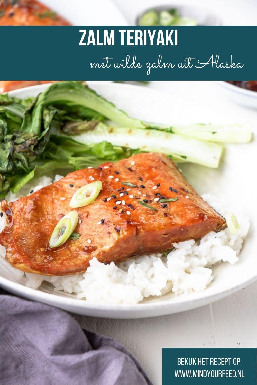 Zalm teriyaki recept, zelf teriyakisaus maken, teriyaki saus, wilde zalm, zalm uit Alaska