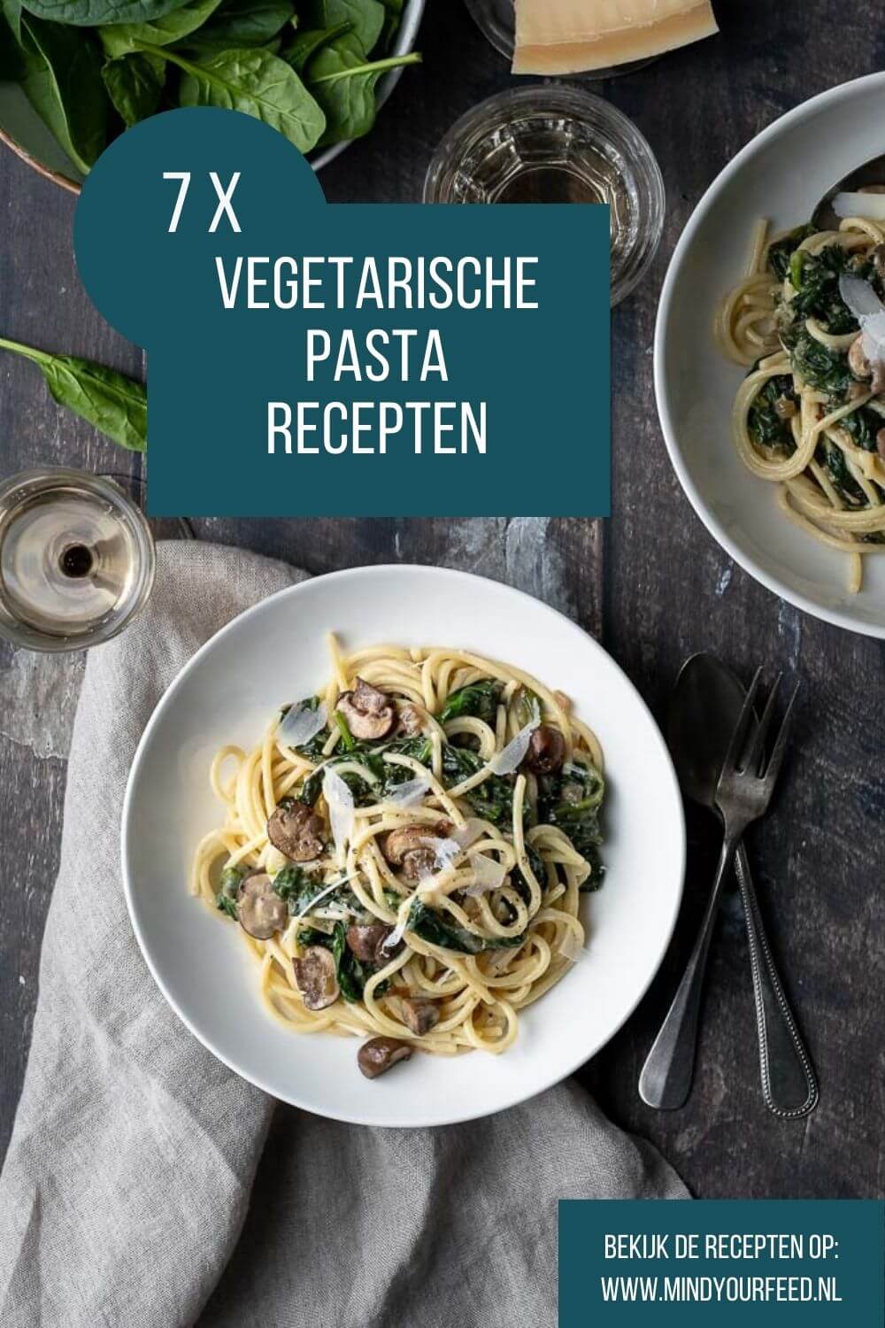 vegetarische pasta recepten, pasta gerechten zonder vlees