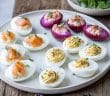 gevulde eieren met kerrie en mosterd, de lekkerste gevulde eieren, klassieke gevulde eieren, met yoghurt en mayonaise