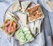 high tea sandwiches, mini sandwiches, club sandwiches, mini sandwich, luxe high tea hapjes