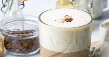 caramel latte macchiato maken, recept latte macchiato met caramel, caramel koffie maken, karamel koffie