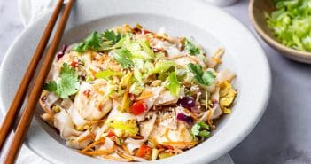 Pad thai met kip, recept Pad Thai, Thaise keuken, noedels met kip,