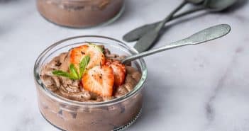 chocolade mousse, chocolademousse, mousse au chocolat, recept, zonder ei, met mascarpone, met slagroom