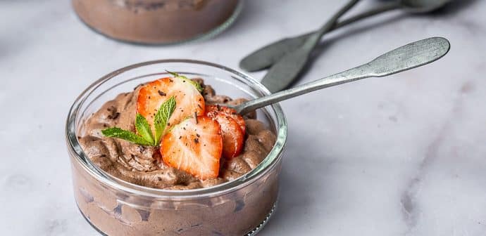 chocolade mousse, chocolademousse, mousse au chocolat, recept, zonder ei, met mascarpone, met slagroom