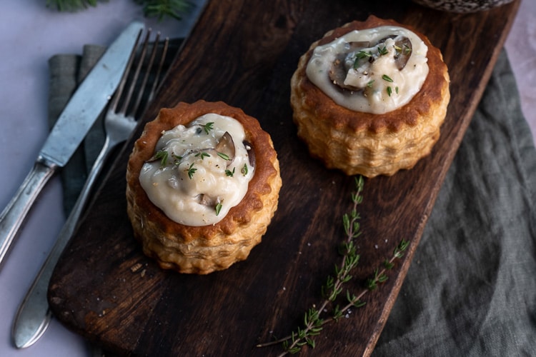 Kip ragout recept, kipragout, klassieke kipragout, vol au vent, voorgerecht, pasteitje, kippenragout, klassieke kerst recepten