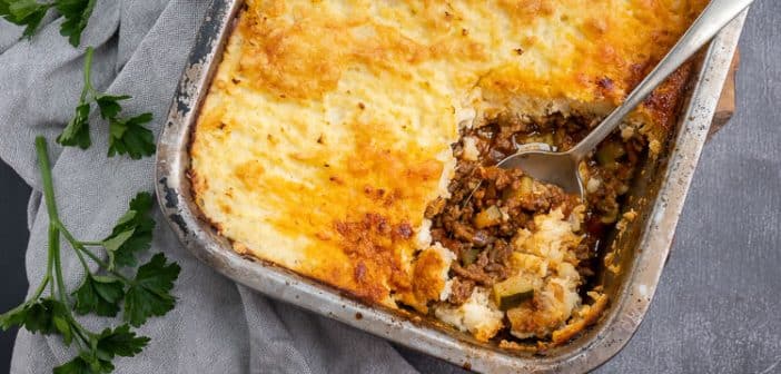 Bloemkool ovenschotel met gehakt, bloemkoolschotel uit de oven, bloemkoolpuree, recept, makkelijk