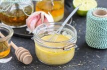 honing-mosterd dressing, honing - mosterd dressing, honing mosterd, recept, zelf dressing maken, salade dressing, marinade, wraps, zalm, kip