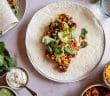 burrito met kip, burrito's met kip, mais, kidneybonen, wraps met kip, Mexicaanse wraps met kip, recept, gevulde wraps met kip