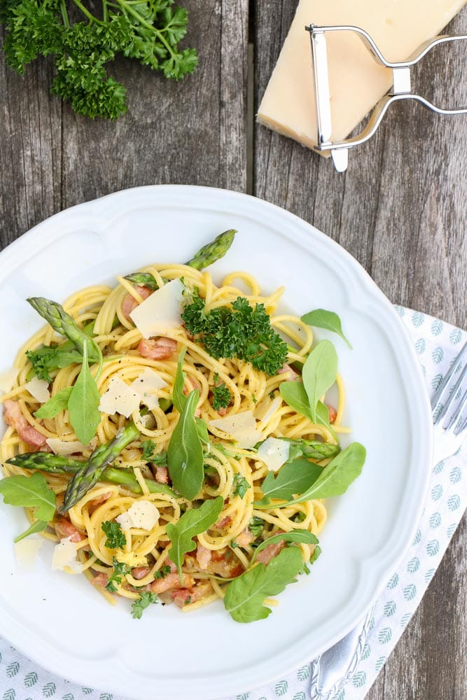 spaghetti carbonara, pasta carbonara, recept, makkelijke maaltijd, weekmenu